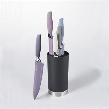 6 Parça Aria Colour Bıçak Seti ve Bıçak Bloğu