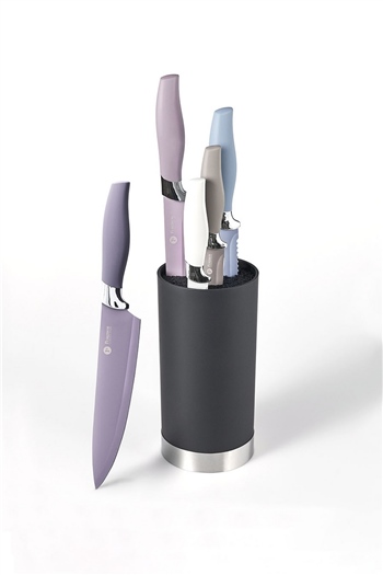 Penguen Collection6 Parça Aria Colour Bıçak Seti ve Bıçak Bloğu