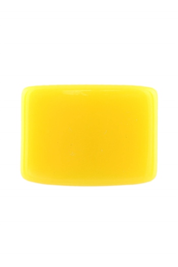 LabalabaKadın Sarı Renk Plastik Geometrik Yüzük